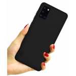 Silicone Soft Case For Samsung Galaxy A31 SM-A315F Matte Black Cover Ultra Slim Fit and Sophisticated in Look